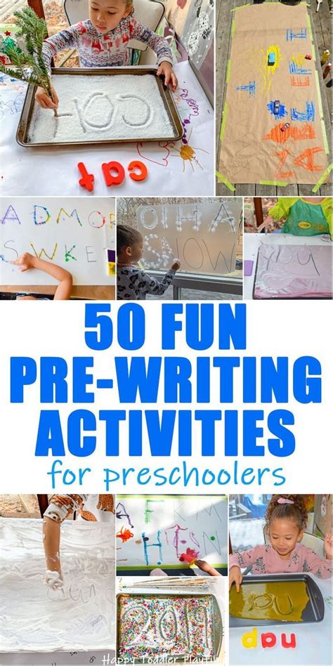 15 Fun Pre Writing Activities For Preschoolers Collective Preschool Writing Activity - Preschool Writing Activity