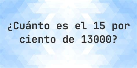 15 Of 13000