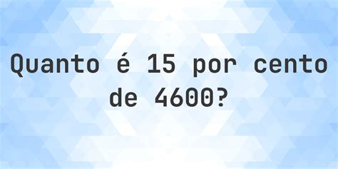 15 Of 4600