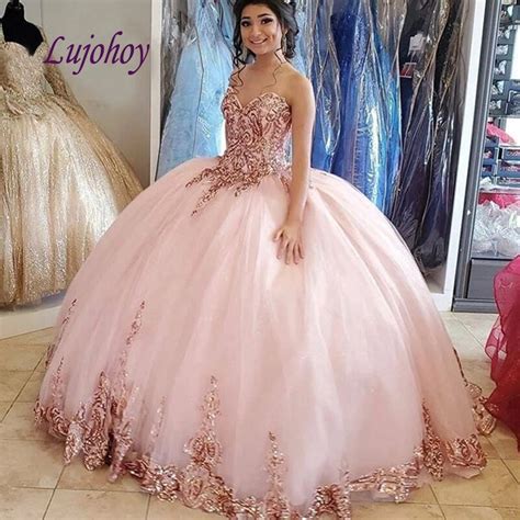 15 Pretty In Pink Quinceanera Dresses You X27 Pink Quinceanera Dresses With Flowers - Pink Quinceanera Dresses With Flowers