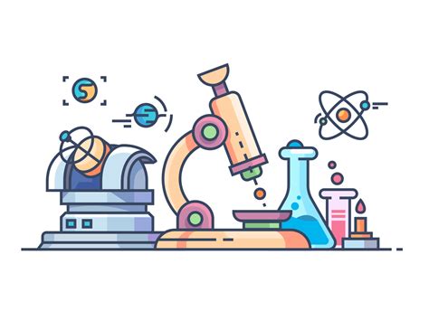 15 Science Illustration Ai Png Free Download Graphic Cute Science Drawings - Cute Science Drawings