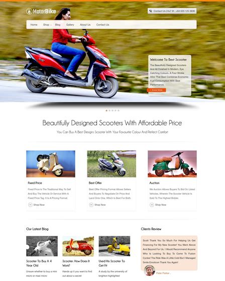 15 Scooter Wordpress Themes For Motorbike Scooter Rental Pro Scooter Coloring Pages - Pro Scooter Coloring Pages
