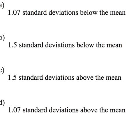 15 Standard Deviations Below The Mean