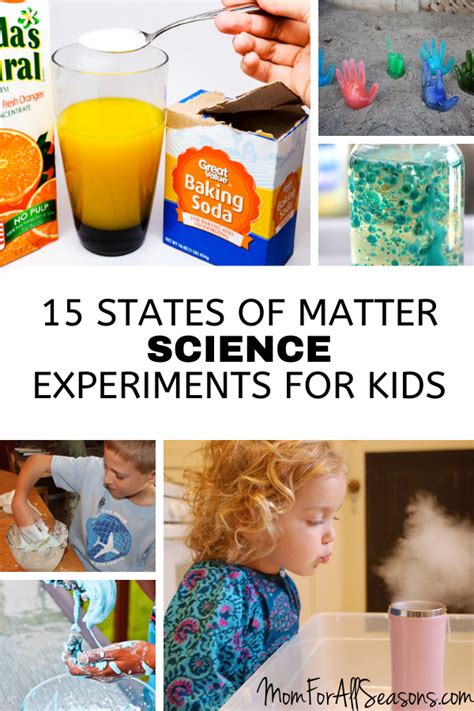 15 States Of Matter Science Experiments For Kids Matter Experiments For 2nd Grade - Matter Experiments For 2nd Grade