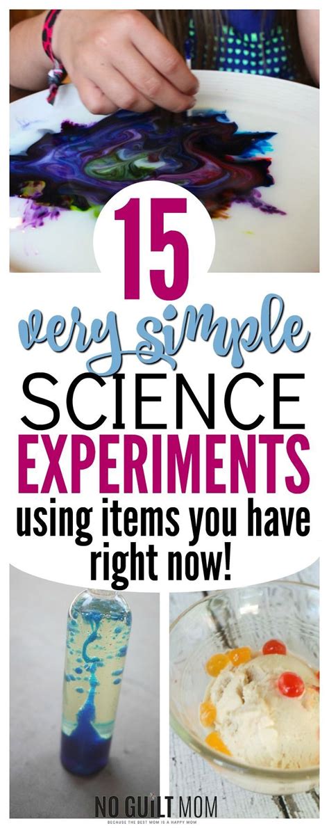 15 Very Simple Science Experiments Using What You Simple Science Experiment - Simple Science Experiment