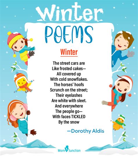 15 Winter Poems For Kids To Celebrate The Poem About Snow For Kids - Poem About Snow For Kids
