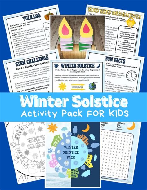 15 Winter Solstice Activities For Kids Winter Solstice Worksheet - Winter Solstice Worksheet