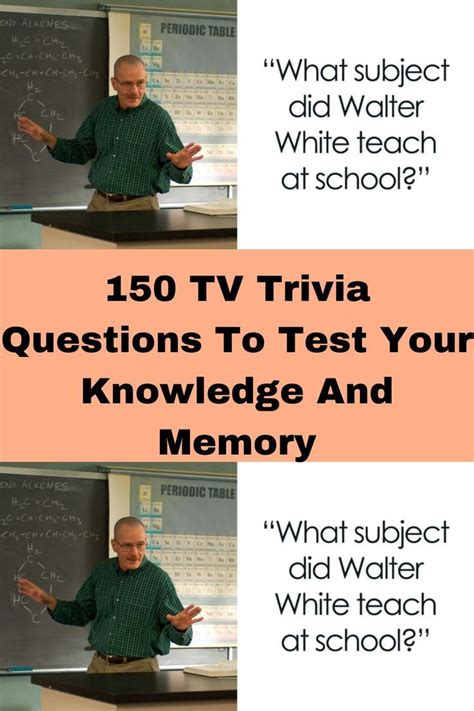 150 TV Trivia Questions To Test Your Knowledge And Memory 
