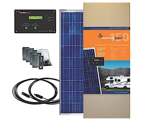 150 Watt Solar Panel Charging Kit SRV-150-30A Samlex