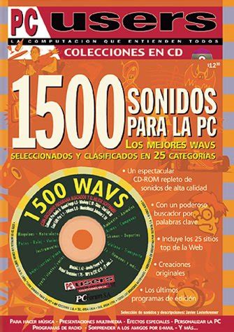 1500 sonidos para la pc en cd rom, los mejores wavs en 25 categorias. - Java concepts with bluej companion manual for java 5 and 6.