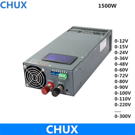 1500W anahtarlama güç kaynağı ekran 0-12V ayarlanabilir 15V . 