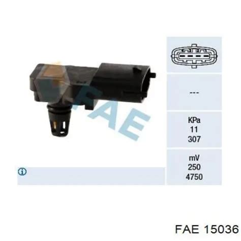 15036,FAE 15036; Sensor, intake manifold pressure