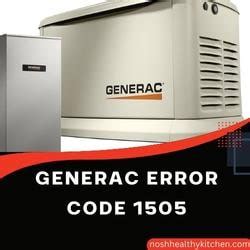 Generac, Guardian, Honeywell, Siemens, Centurion, Watchdog, Bryant, & Carrier Air Cooled Home Standby generator troubleshooting and repair questions. ... The generator still starts up and runs for 10 seconds then cuts off and sometimes is says code 1505 and sometimes it says code 1501. So now I'm stuck, I'm really hoping somebody has dealt .... 