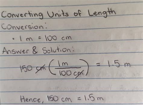 150cm To M