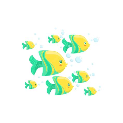 154 School Of Fish Cartoon Premium High Res Photos