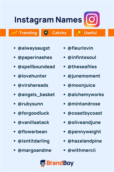 1550+ Catchy Instagram Name Ideas To Get More Followers