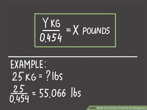 Use this page to learn how to convert between pounds and kilograms. Type in your own numbers in the form to convert the units! Quick conversion chart of lbs to kg. 1 lbs to kg = 0.45359 kg. 5 lbs to kg = 2.26796 kg. 10 lbs to kg = 4.53592 kg. 20 lbs to kg = 9.07185 kg. 30 lbs to kg = 13.60777 kg. 40 lbs to kg = 18.14369 kg. 50 lbs to kg = 22.67962 …. 156 lb to kg