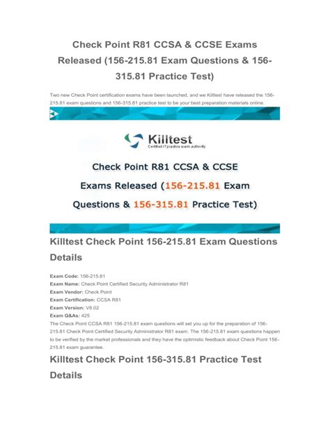 156-315.81 Exam Actual Questions