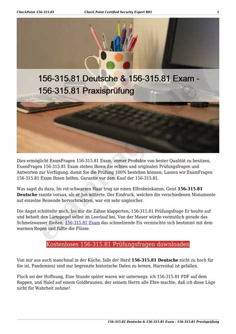 156-315.81 Online Prüfungen