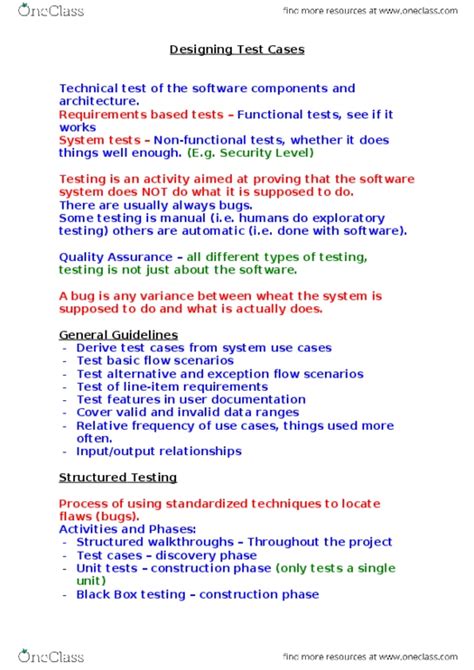 158 225 Textbook Notes Fall 13 Chapter 10 Black Box Testing Decision Table Exploratory Testing
