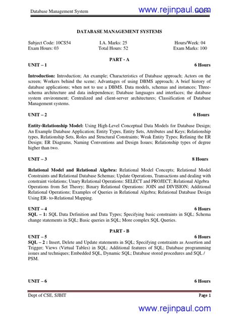15cs53 dbms vtu notes.  Overview of Database Languages and Architectures:Data M...
