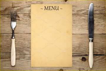 16+ Blank Menu Designs Psd, Vector Format Download pertaining to