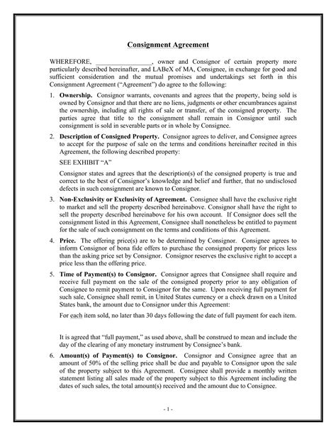 16+ Consignment Agreement Examples PDF, DOC Examples