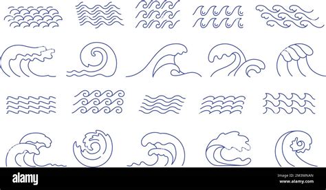16+ Ocean Wave Line Drawing in 2020 Ocean wave