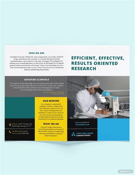 16+ Science Brochure Designs & Templates PSD, AI Free & Premium