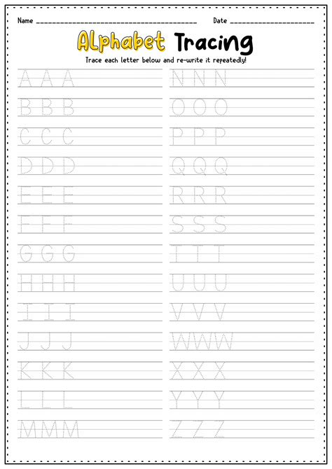 16 Best Images of Alphabet Homework Worksheets Learning to Write Letters Worksheets Printable