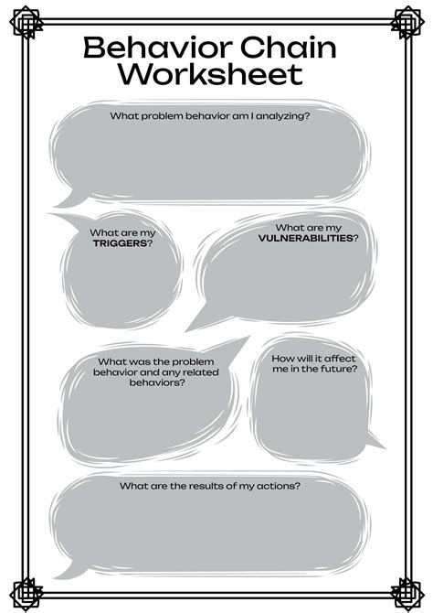 16 Best Images of Behavior Analysis Worksheet DBT Behavior Chain