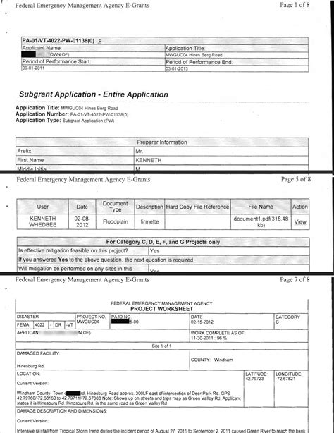 16 Best Images of Capital Projects Worksheet FEMA Project Worksheet