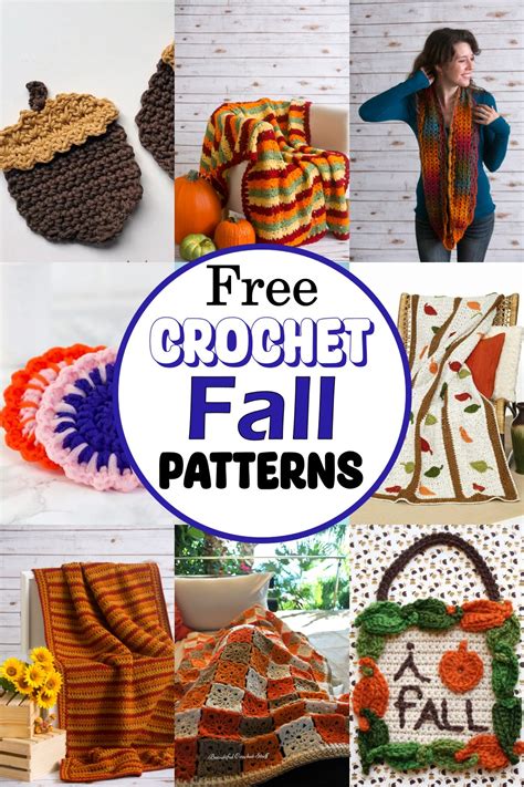 16 Fall Crochet Patterns DIYnCrafty