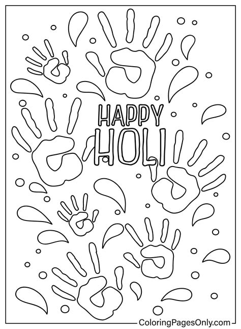 16 Holi Coloring Pages Printable Coloring Pages