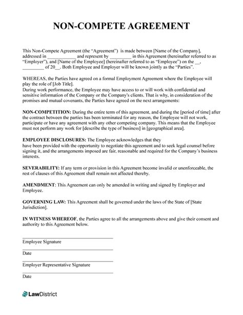 16 Non Disclosure Non Compete Agreement Templates Free Sample Example Format Free Premium Templates