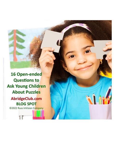 16 Open-ended Questions to Ask Young Children About …