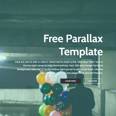 16 Parallax Website Themes Templates Free Premium Templates