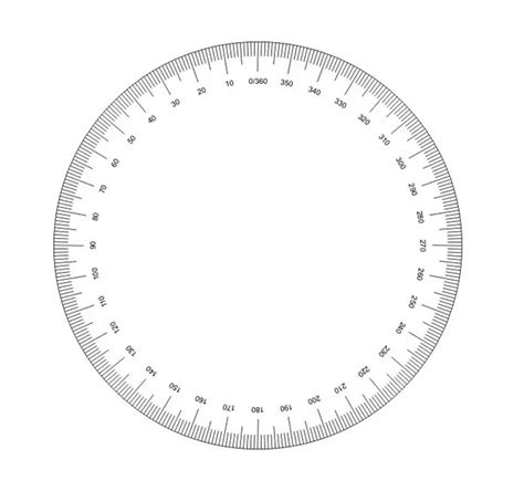 16 Useful Printable Protractors Kitty Baby Love