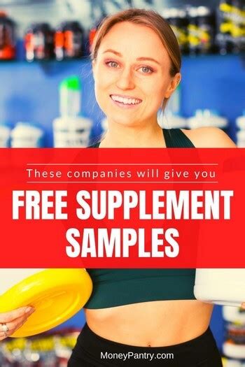 16 Ways to Get Free Supplement Samples Today! - MoneyPantry