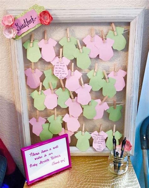 16 alternative baby shower guest book ideas - Mum