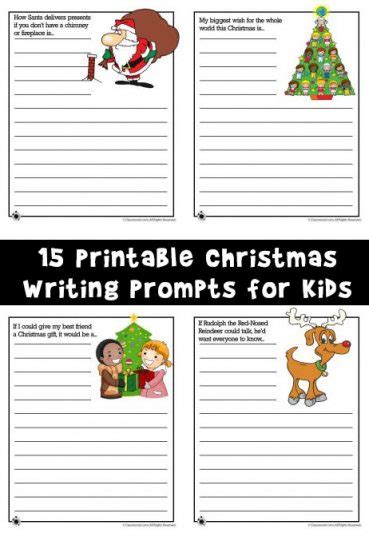 16 Christmas Writing Prompts Amp Activities For Kids Christmas Writing Prompts For 3rd Grade - Christmas Writing Prompts For 3rd Grade