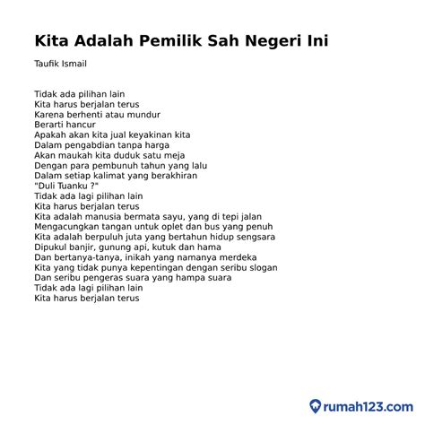 16 desember 2023 hari apa. Puisi tentang kemerdekaan.