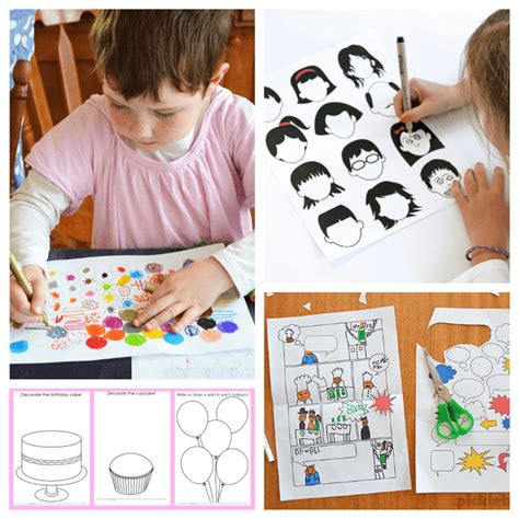 16 Drawing Printable Art Activities For Kids The Arts Activities For Kindergarten - Arts Activities For Kindergarten