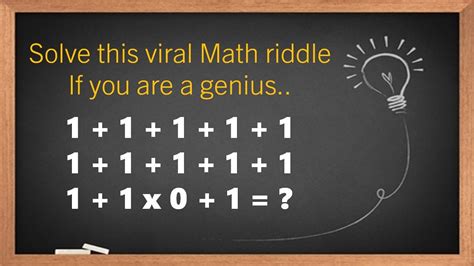16 Math Riddles Only The Smartest Can Get Math Answers With Work - Math Answers With Work