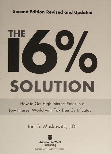 16 percent solution joel moskowitz