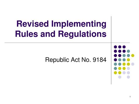 16 Revised Implementing Rules And Regulations Irr Of