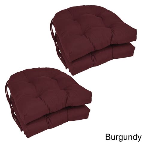 16 x 16 chair cushions. That's where these come in - upholstered and filled with 100% polyester, this seat cushion features a non-slip bottom to help it adhere to the chair. Button tufting completes the look and adds traditional flair. Measuring 16'' x 16'', it's 3'' thick, providing a cushy barrier between you and a metal or wood chair. 