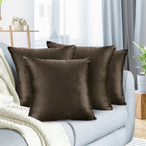 This item: TangDepot Cotton Solid Throw Pillow Covers, 16" x 16" , Light Blue. $11.86. Only 4 left in stock - order soon. Sold by TangDepot. com and ships from Amazon Fulfillment. Get it as soon as Friday, Jan 27. Utopia Bedding Throw Pillows Insert (Pack of 2, White) - 16 x 16 Inches Bed and Couch Pillows - Indoor Decorative Pillows.. 