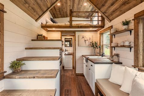 Priced at $23,592, the Sea Breeze kit creates a 366-square-foot tiny home. It has space for a bathroom, laundry area, an open kitchen and dining area with a high ceiling and a living area that can .... 