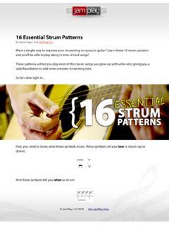 Read Online 16 Essential Strum Patterns Jamplay 